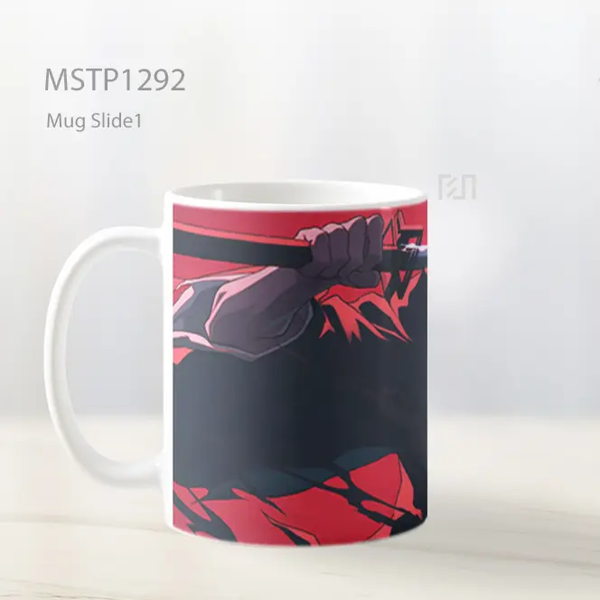 Ichigo Kurosaki Energi Merah Katana Mug MSTP1292 - All-side / Desain