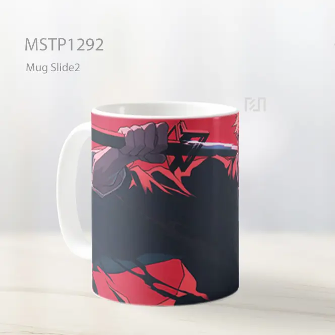 Ichigo Kurosaki Energi Merah Katana Mug MSTP1292 - All-side / Desain