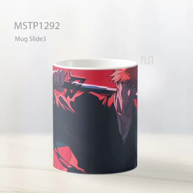 Ichigo Kurosaki Energi Merah Katana Mug MSTP1292 - All-side / Desain