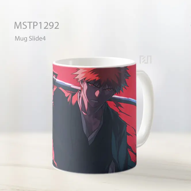 Ichigo Kurosaki Energi Merah Katana Mug MSTP1292