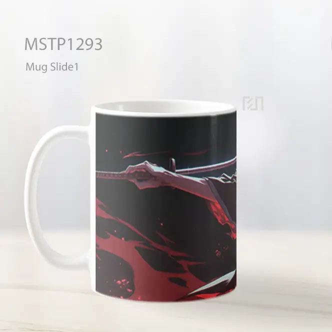 Ichigo Kurosaki Gaya Fusion Mug MSTP1293 - All-side / Desain