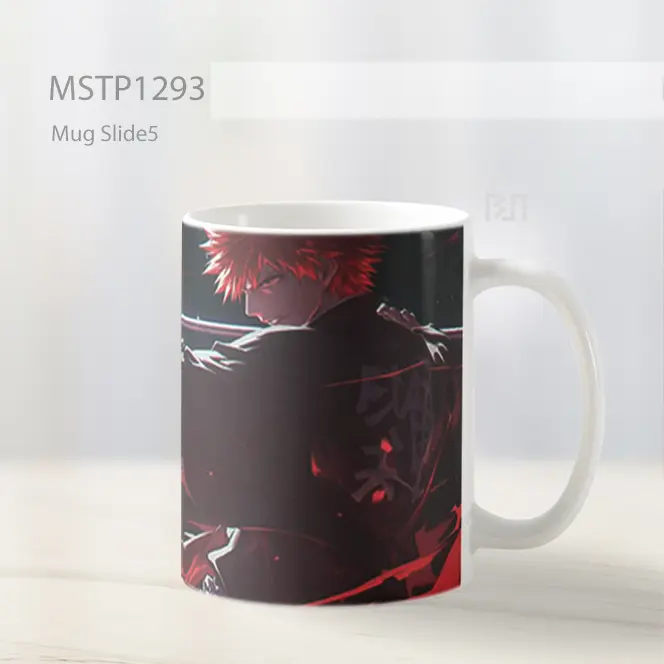 Ichigo Kurosaki Gaya Fusion Mug MSTP1293 - All-side / Desain