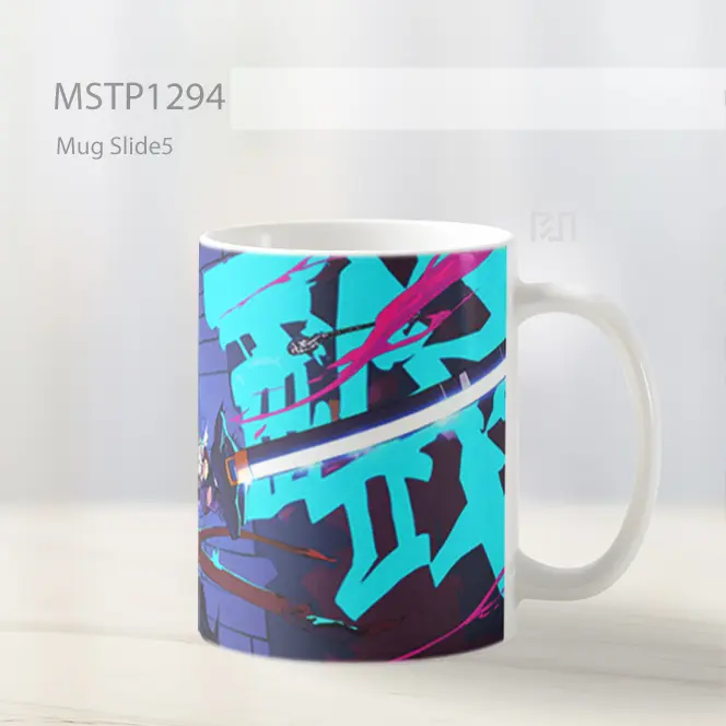 Ichigo Kurosaki Gaya Grafiti Mug MSTP1294 - All-side / Desain