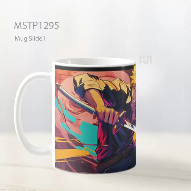 Ichigo Kurosaki Grafiti Tebasan Pedang Mug MSTP1295 - All-side / Desain