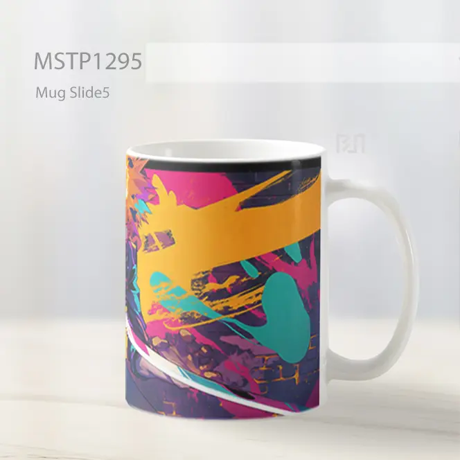 Ichigo Kurosaki Grafiti Tebasan Pedang Mug MSTP1295 - All-side / Desain