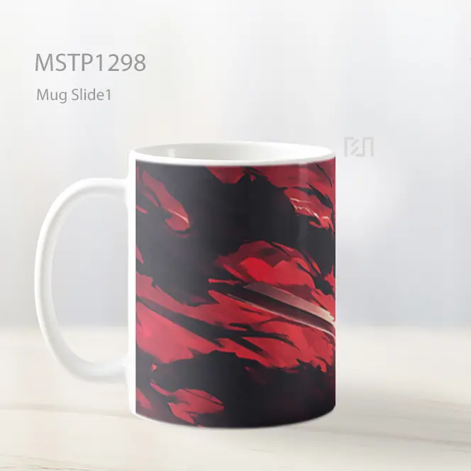 Ichigo Kurosaki Mode Pertarungan Darah Mug MSTP1298 - All-side / Desain