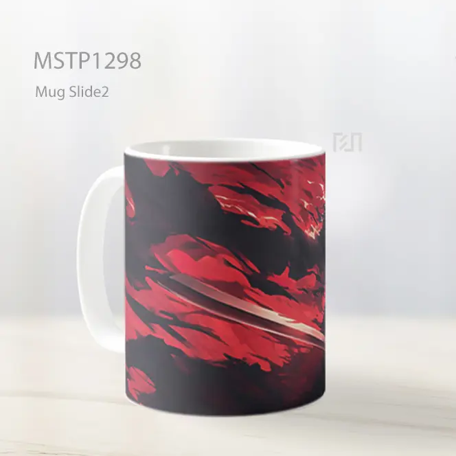 Ichigo Kurosaki Mode Pertarungan Darah Mug MSTP1298 - All-side / Desain