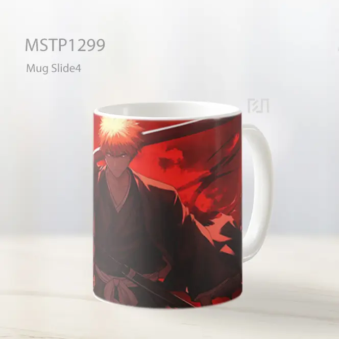 Ichigo Kurosaki Pedang Haori Api Mug MSTP1299