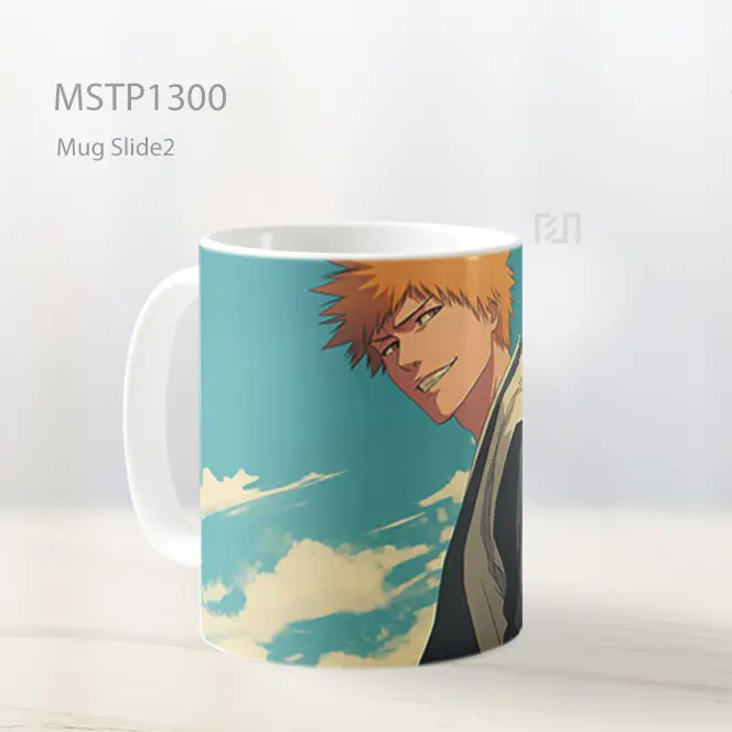 Ichigo Kurosaki Senyum Langit Mug MSTP1300 - All-side / Desain