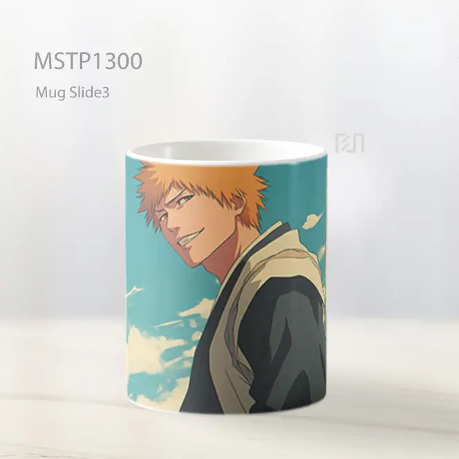 Ichigo Kurosaki Senyum Langit Mug MSTP1300 - All-side / Desain