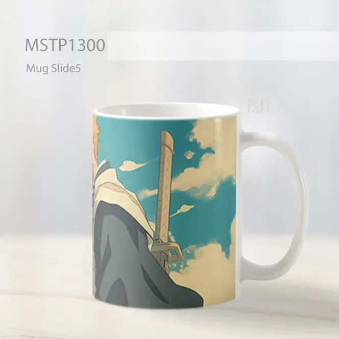 Ichigo Kurosaki Senyum Langit Mug MSTP1300 - All-side / Desain