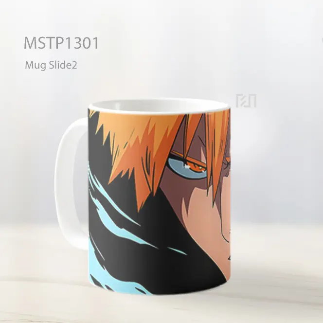 Ichigo Kurosaki Serius Bleach Mug MSTP1301 - All-side / Desain