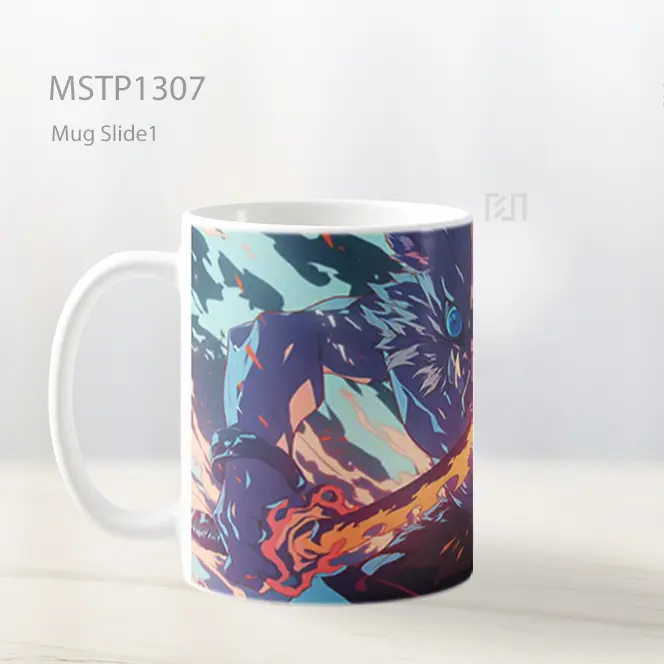 Inosuke Demon Slayer Pedang Api Mug MSTP1307 - All-side / Desain