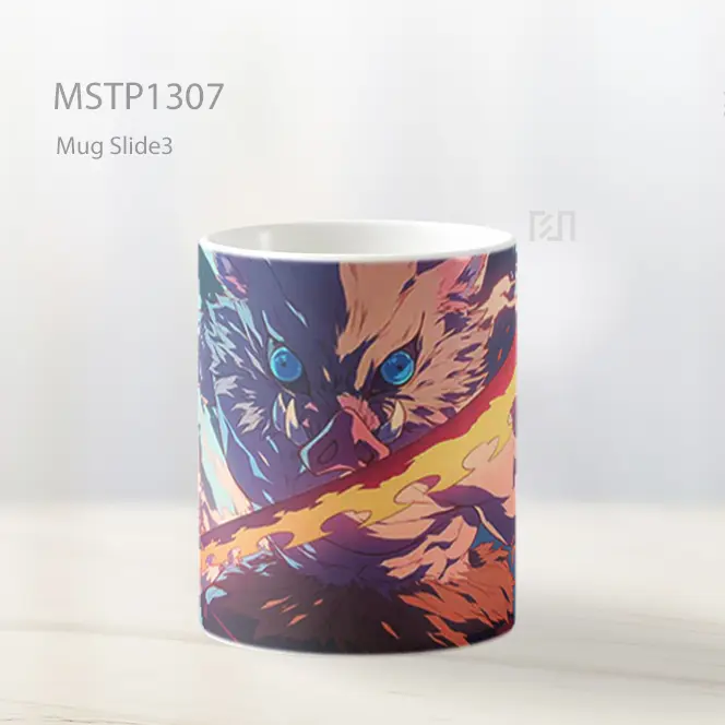 Inosuke Demon Slayer Pedang Api Mug MSTP1307 - All-side / Desain
