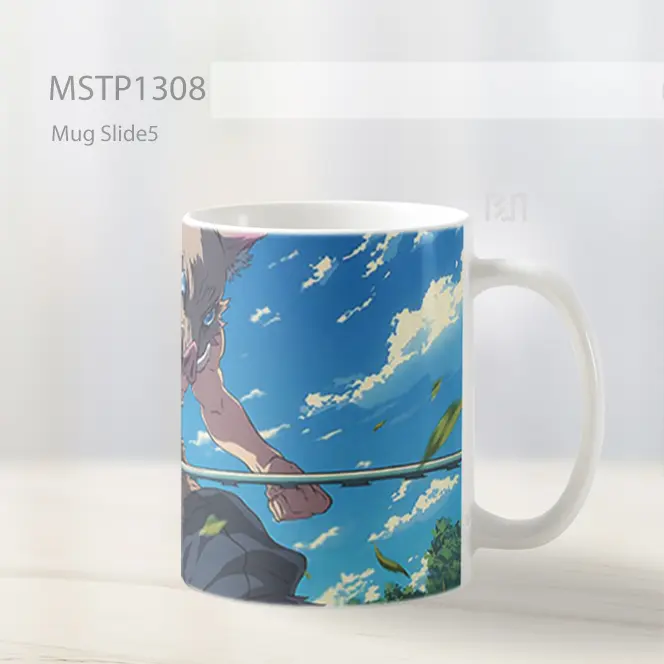 Inosuke Dengan Pedang Demon Slayer Mug MSTP1308 - All-side / Desain