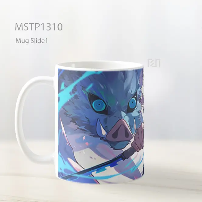 Inosuke Hashibira Demon Slayer Pedang Biru Mug MSTP1310 - All-side / Desain