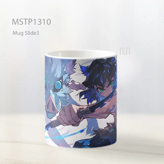 Inosuke Hashibira Demon Slayer Pedang Biru Mug MSTP1310 - All-side / Desain