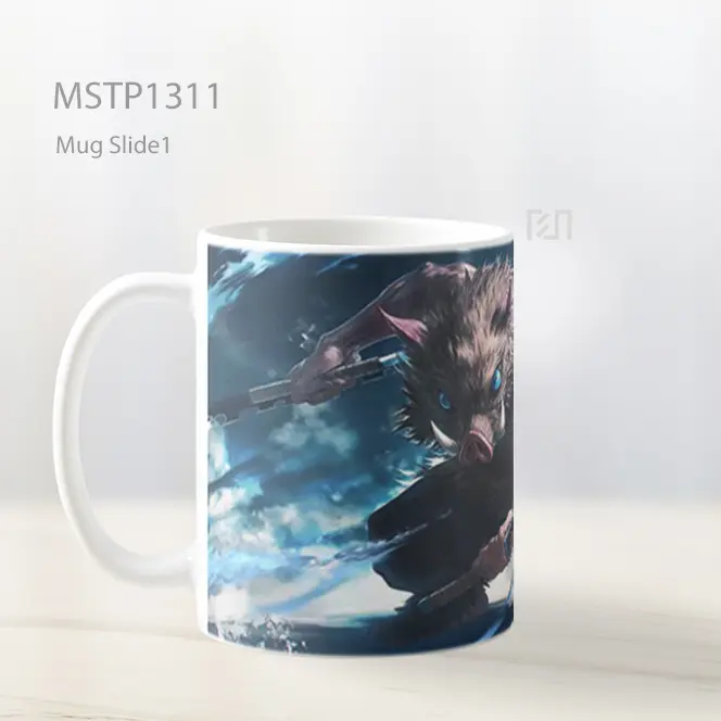 Inosuke Hashibira Pernapasan Binatang Mug MSTP1311 - All-side / Desain
