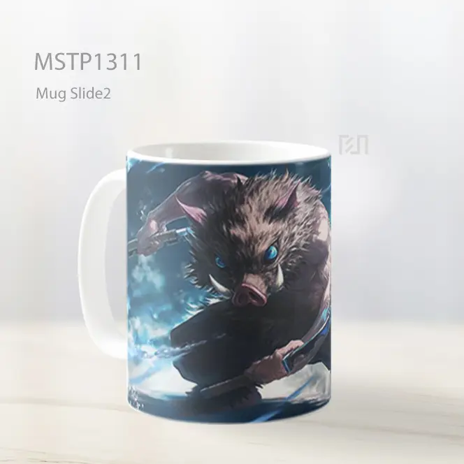 Inosuke Hashibira Pernapasan Binatang Mug MSTP1311 - All-side / Desain
