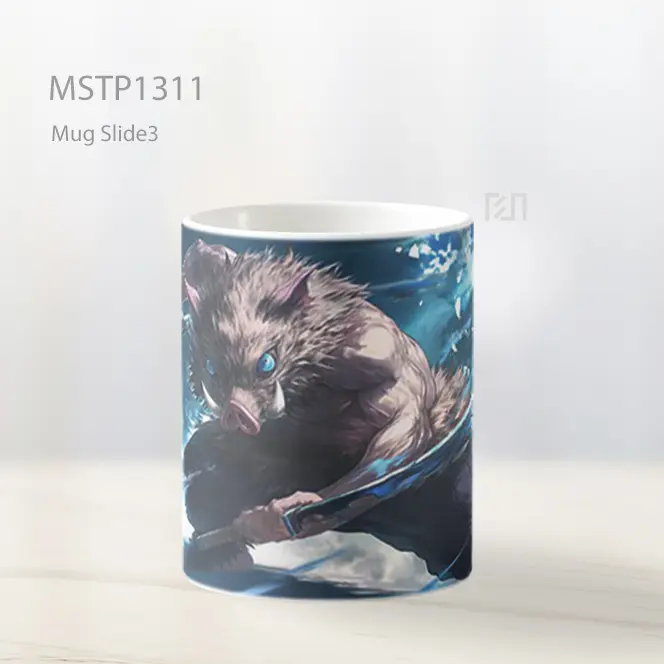 Inosuke Hashibira Pernapasan Binatang Mug MSTP1311 - All-side / Desain