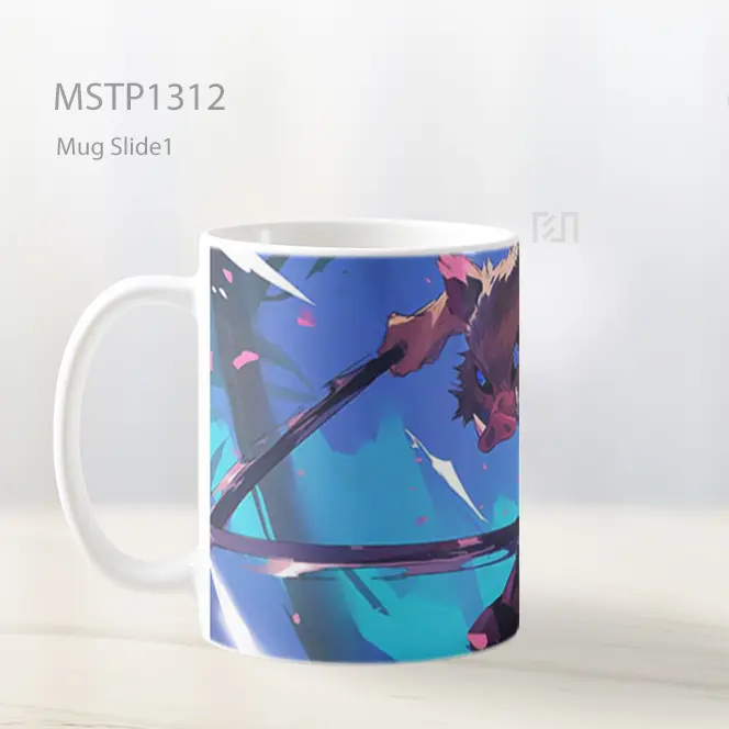 Inosuke Hashibira Topeng Babi Mug MSTP1312 - All-side / Desain