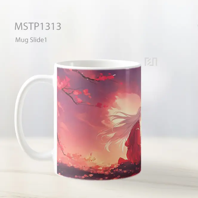 Inuyasha And Kagome Blossoms Romantis Valentines Mug MSTP1313 - All-side / Desain