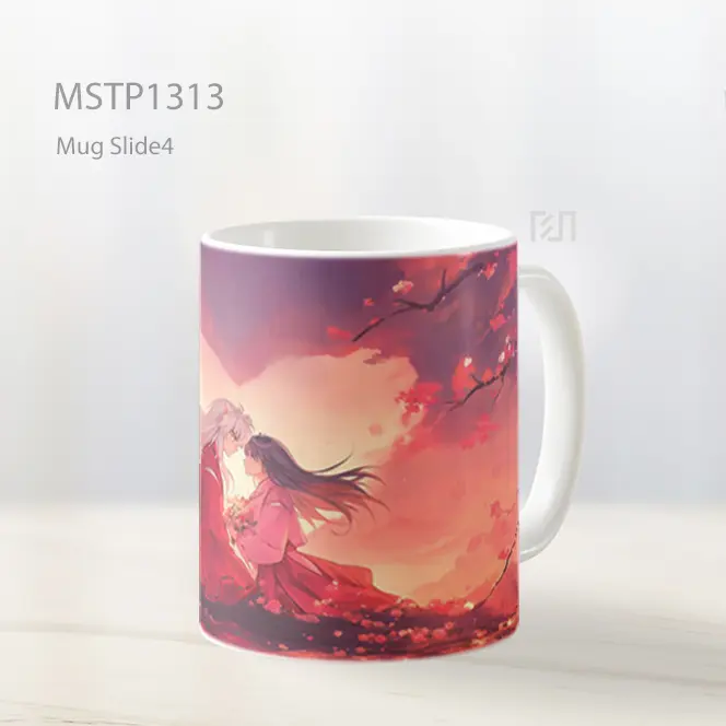 Inuyasha And Kagome Blossoms Romantis Valentines Mug MSTP1313