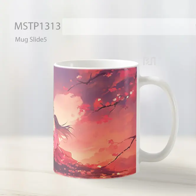 Inuyasha And Kagome Blossoms Romantis Valentines Mug MSTP1313 - All-side / Desain