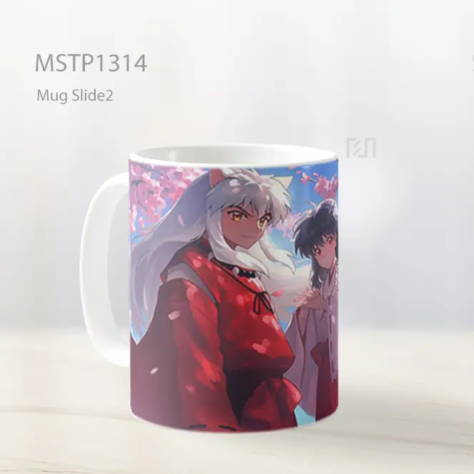 Inuyasha And Kagome Bunga Sakura Mug MSTP1314 - All-side / Desain