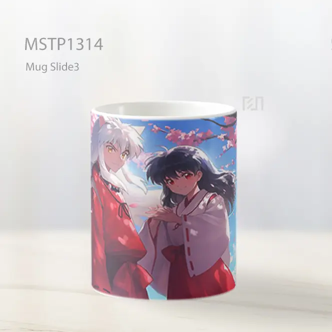 Inuyasha And Kagome Bunga Sakura Mug MSTP1314 - All-side / Desain