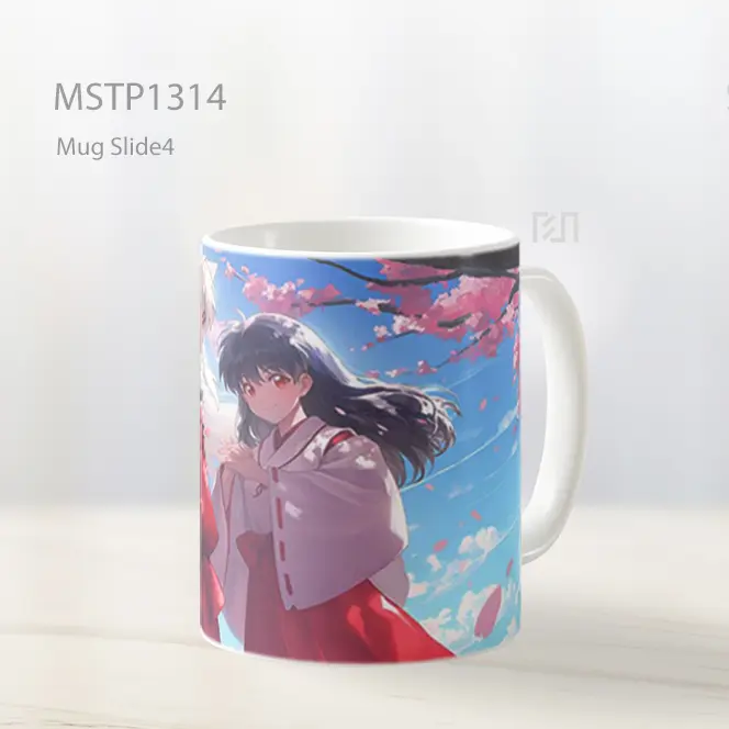 Inuyasha And Kagome Bunga Sakura Mug MSTP1314