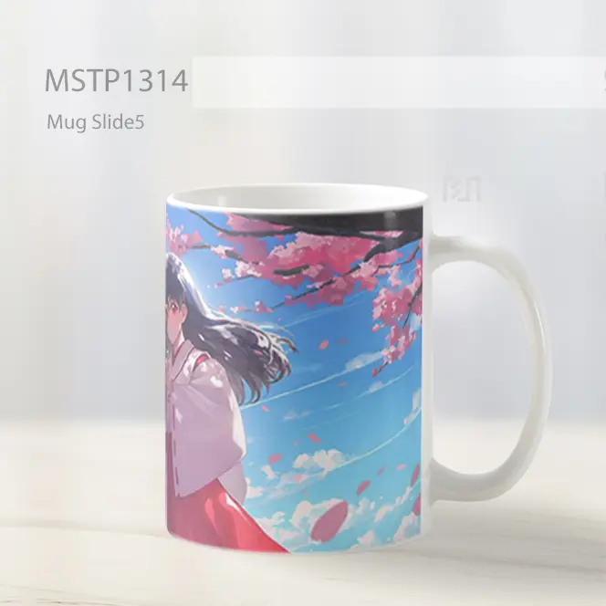 Inuyasha And Kagome Bunga Sakura Mug MSTP1314 - All-side / Desain