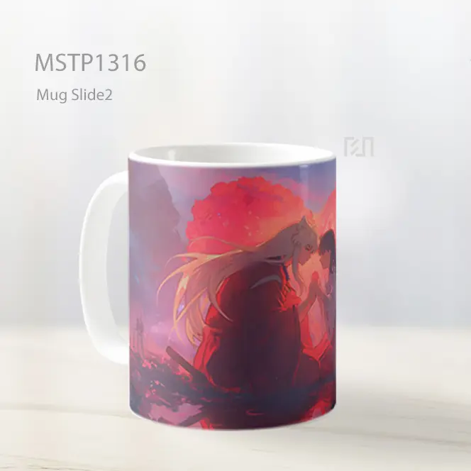 Inuyasha And Kagome Valentines Mengharukan Mug MSTP1316 - All-side / Desain