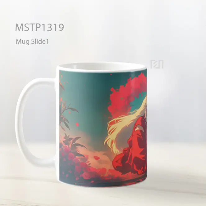 Inuyasha Kagome Pelukan Romantis Mug MSTP1319 - All-side / Desain
