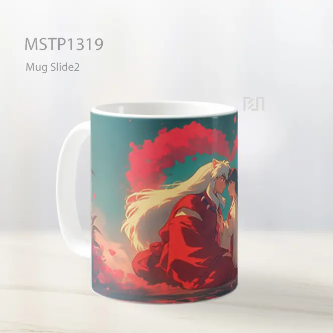 Inuyasha Kagome Pelukan Romantis Mug MSTP1319 - All-side / Desain
