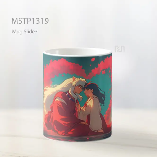 Inuyasha Kagome Pelukan Romantis Mug MSTP1319 - All-side / Desain
