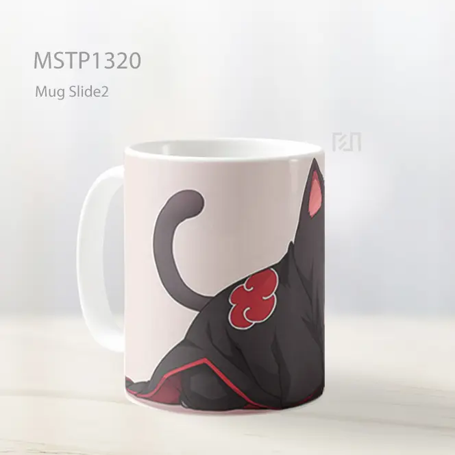 Itachi Kucing Akatsuki Naruto Lucu Mug MSTP1320 - All-side / Desain