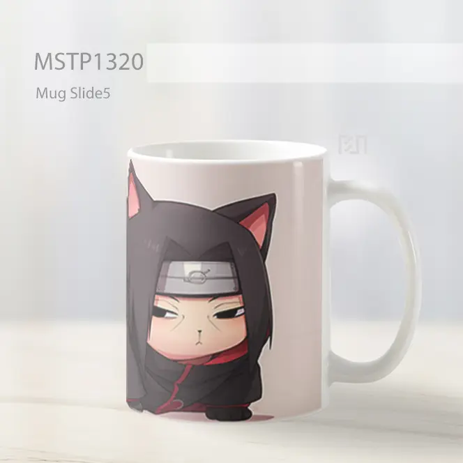 Itachi Kucing Akatsuki Naruto Lucu Mug MSTP1320 - All-side / Desain