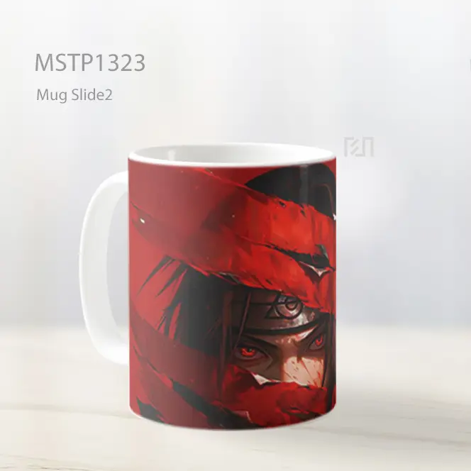 Itachi Uchiha Bayangan Merah Mug MSTP1323 - All-side / Desain