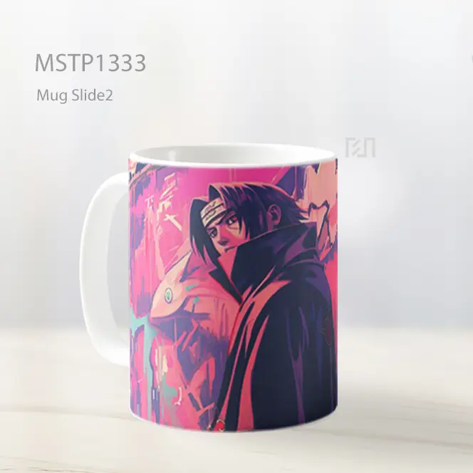 Itachi Uchiha Graffiti Dinding Mug MSTP1333 - All-side / Desain
