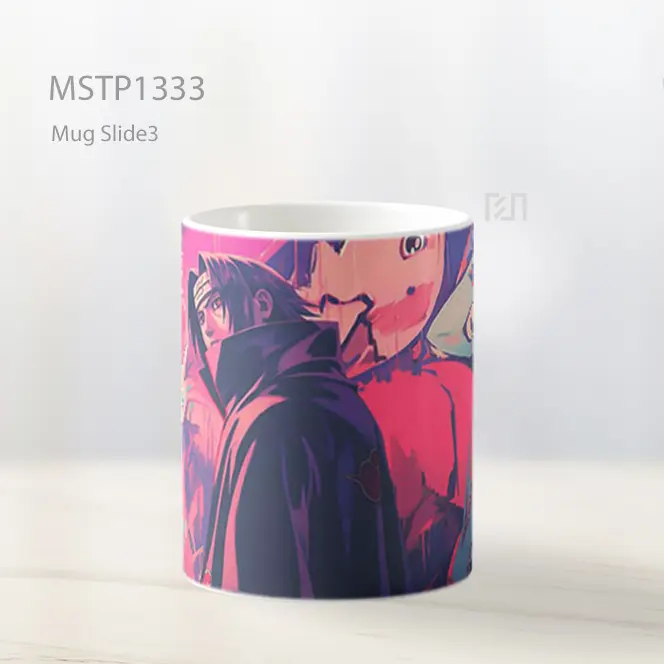 Itachi Uchiha Graffiti Dinding Mug MSTP1333 - All-side / Desain