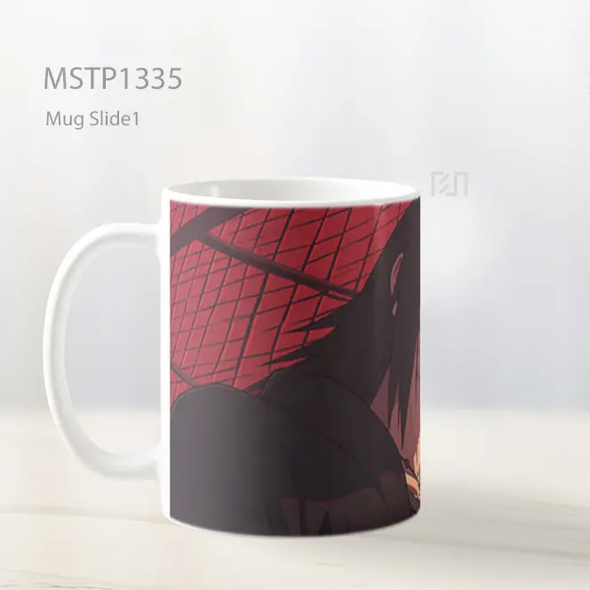 Itachi Uchiha Latar Merah Mug MSTP1335 - All-side / Desain