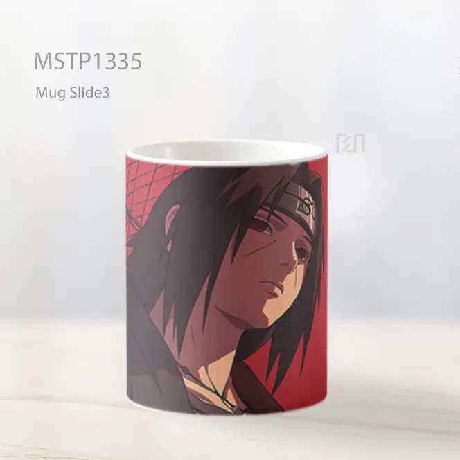 Itachi Uchiha Latar Merah Mug MSTP1335 - All-side / Desain