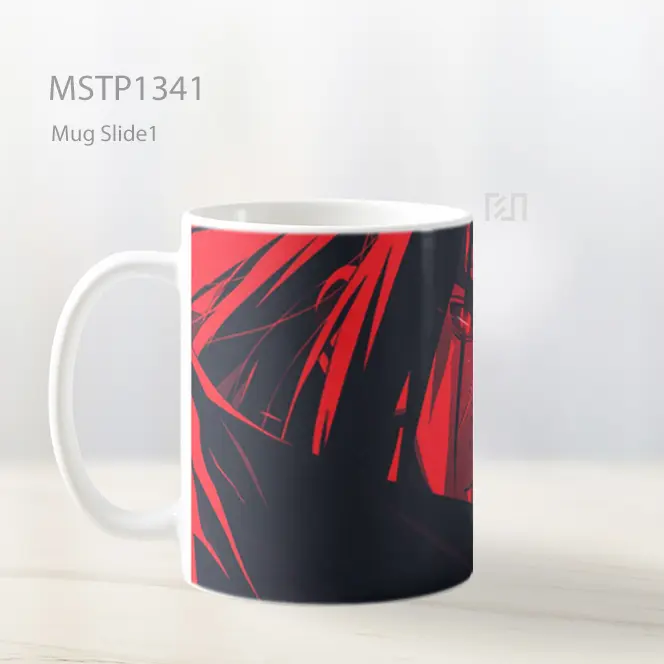 Itachi Uchiha Naruto Merah Tegas Mug MSTP1341 - All-side / Desain