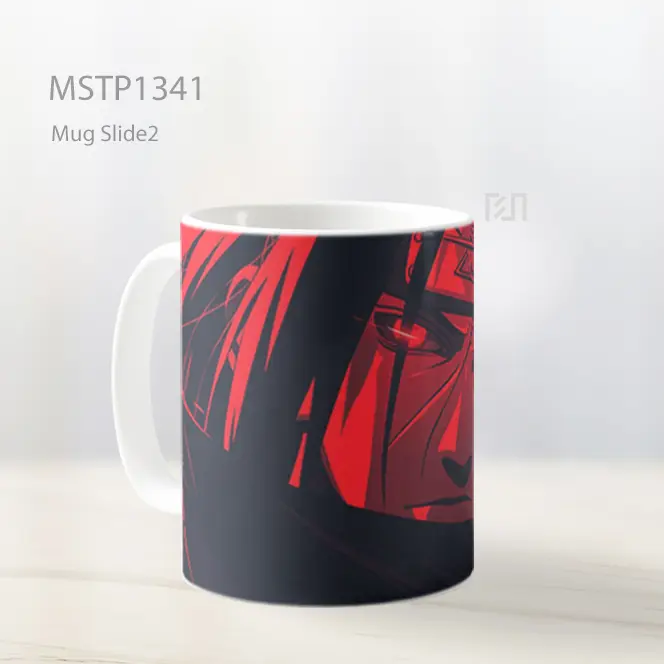 Itachi Uchiha Naruto Merah Tegas Mug MSTP1341 - All-side / Desain