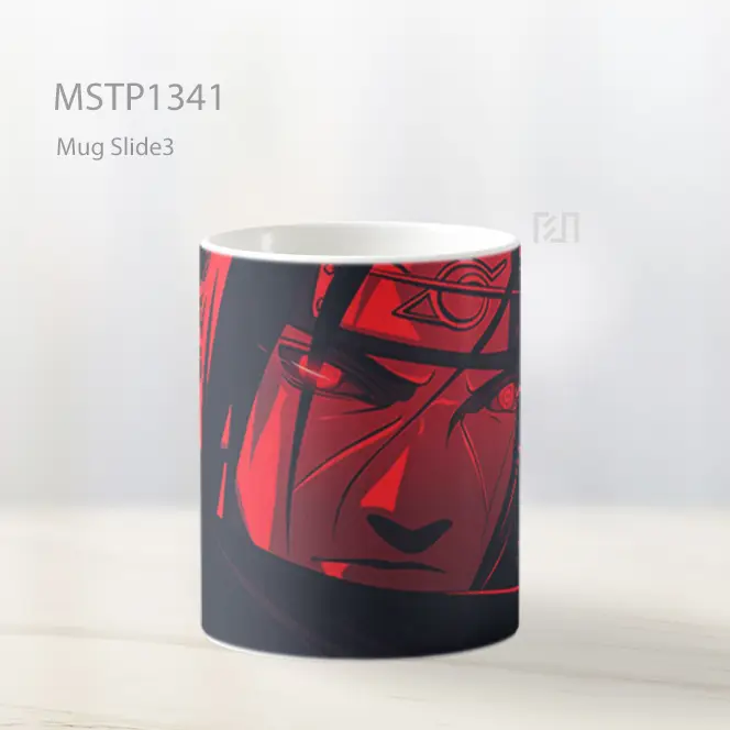 Itachi Uchiha Naruto Merah Tegas Mug MSTP1341 - All-side / Desain