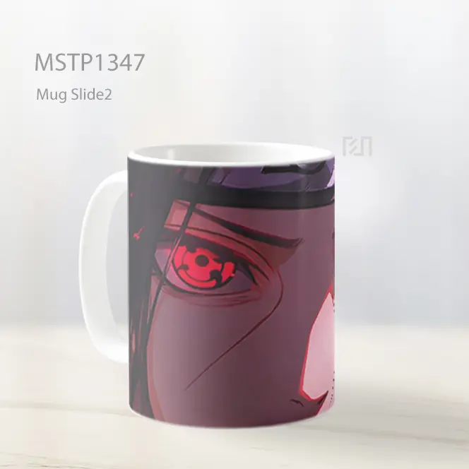 Itachi Uchiha Sharingan Face Closeup Mug MSTP1347 - All-side / Desain