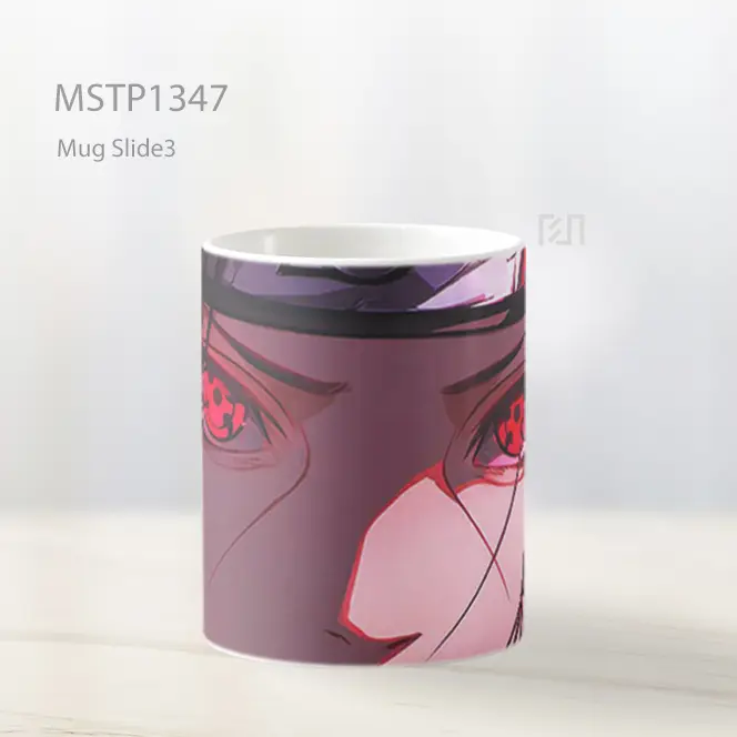 Itachi Uchiha Sharingan Face Closeup Mug MSTP1347 - All-side / Desain