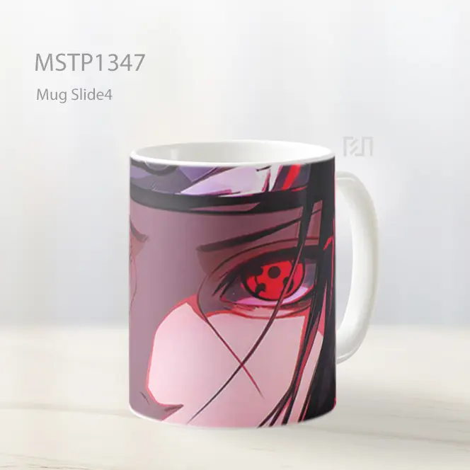 Itachi Uchiha Sharingan Face Closeup Mug MSTP1347