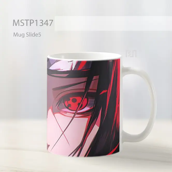 Itachi Uchiha Sharingan Face Closeup Mug MSTP1347 - All-side / Desain